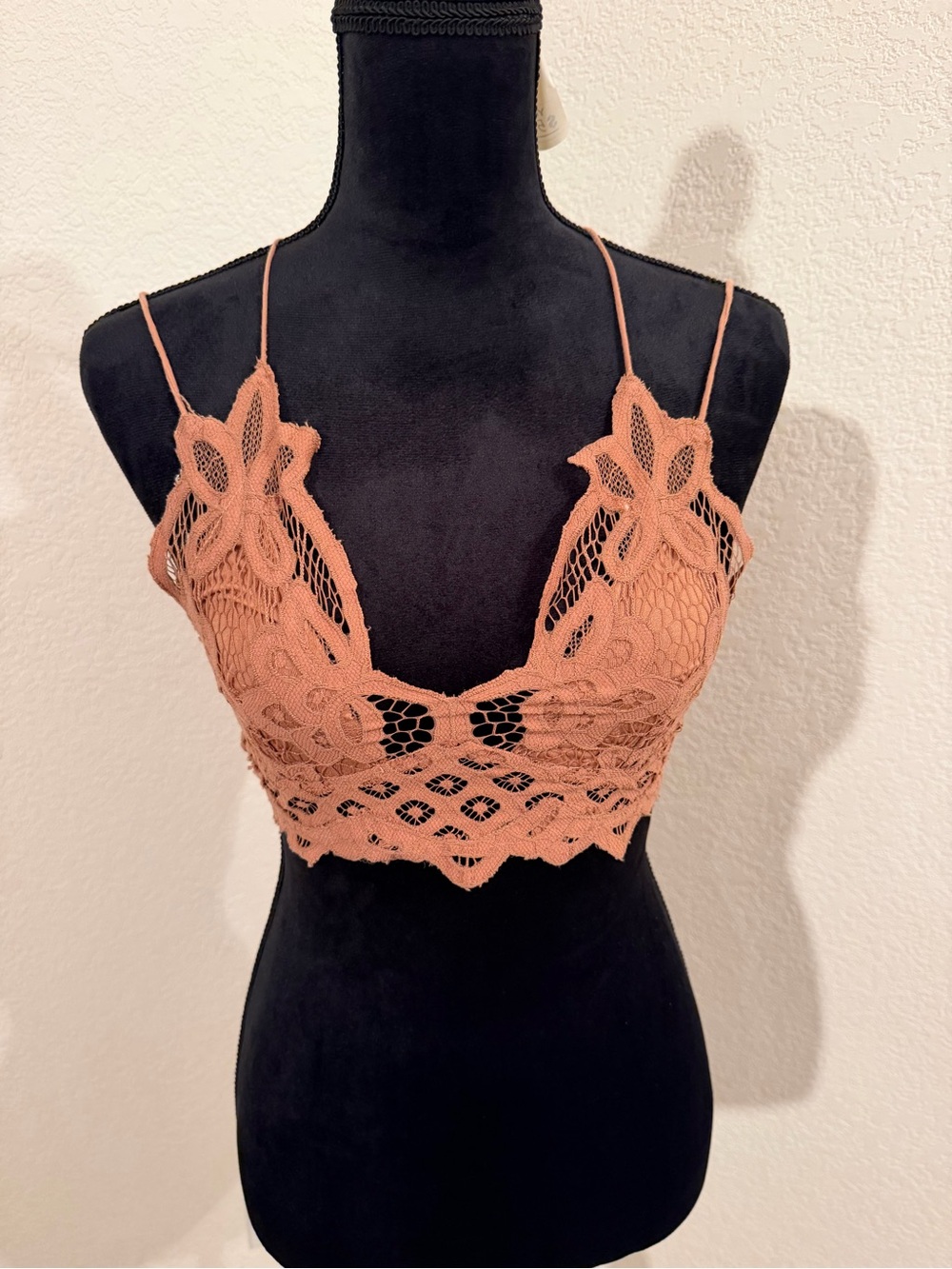 Free People Crochet Lace Bandeau - Terracotta